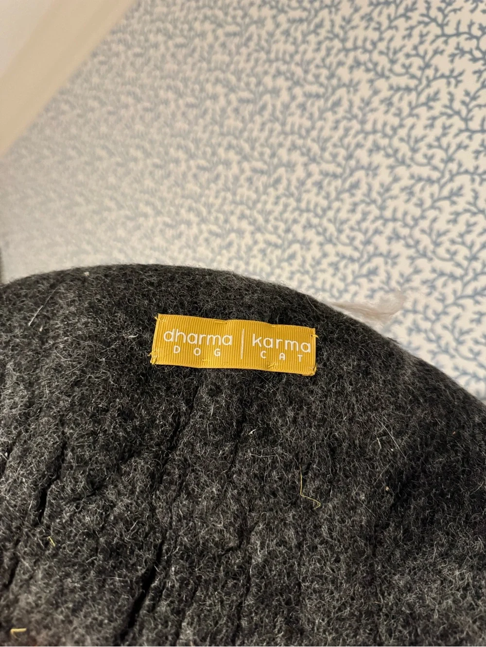 Dharma Dog Karma Cat wool pet cave shaped like a penguin for dog or cat